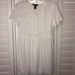 Forever 21 Plain White Dress